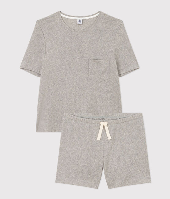 Women's Cotton Short Pyjamas CHATON CHINE grey