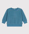 Babies' Velour Sweatshirt POLOCHON blue