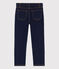 Girls' Denim Slim-Fit Trousers DENIM BRUT blue