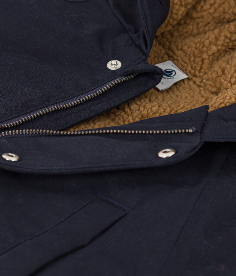 Children's unisex parka blue