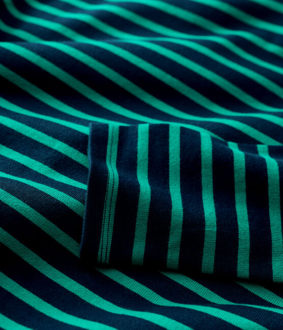 Women's Iconic Cotton Breton Top SMOKING blue/PIVERT