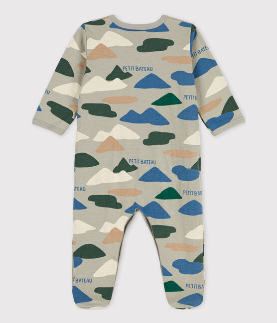 Babies' Tube Knit Sleepsuit CAMPING /MULTICO