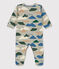 Babies' Tube Knit Sleepsuit CAMPING /MULTICO