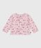 Babies' floral-print cotton cardigan JOLI pink/MULTICO white