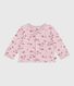 Babies' floral-print cotton cardigan