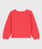 Girls' Cotton Cardigan JUPITER orange