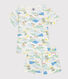 Children's short printed cotton pyjamas