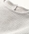 Baby girl's ruffled blouse BELUGA CHINE grey