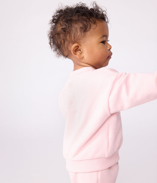 Babies' Petit Bateau embroidered cotton sweatshirt JOLI