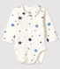 Baby Boys' Ribbed Bodysuit with Collar