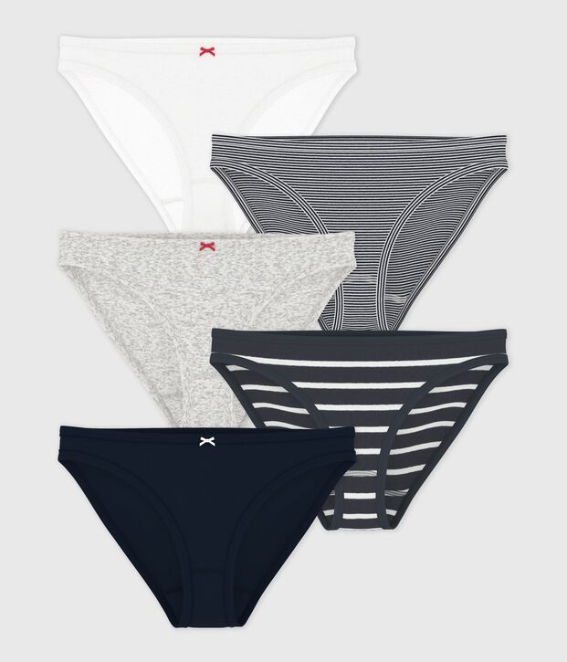 Women's Cotton Briefs - 5-Pack multicolor
