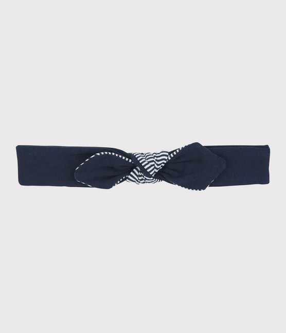 Girls' Cotton Hairband SMOKING blue