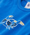 Baby boys' plain T-shirt DELFT blue