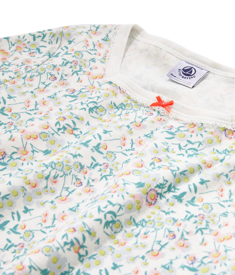 Girls' Ribbed Short Pyjamas - 2-Piece Set multicolor