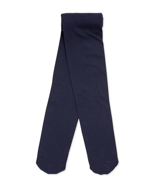 Girl's microfiber tights SMOKING blue