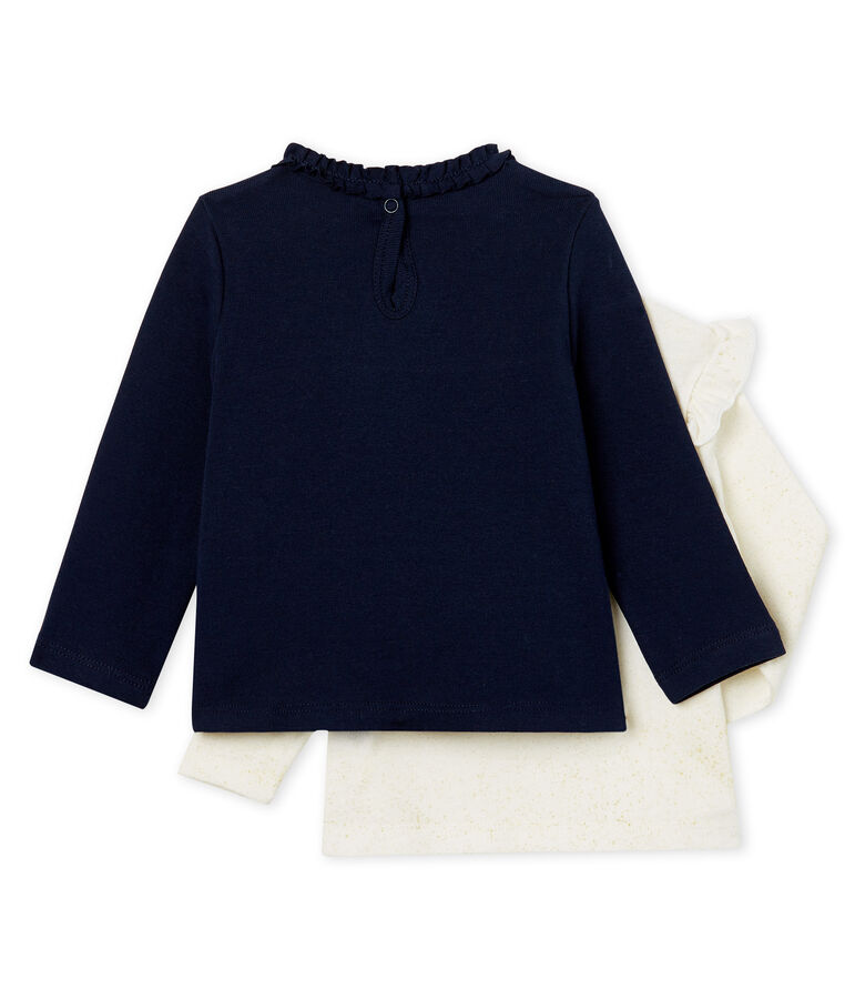 Baby Girls' Long-sleeved T-Shirt - 2-Piece Set multicolor