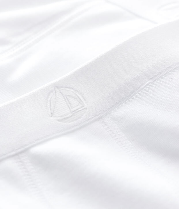 Boys' White Boxer Shorts - 2-Pack multicolor