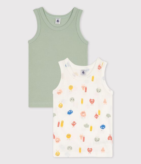 Boys' Cotton/Tencel Feelings Themed Vests - 2-Pack variante 1