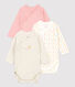 Babies' Organic Cotton Bodysuits - 3-Pack