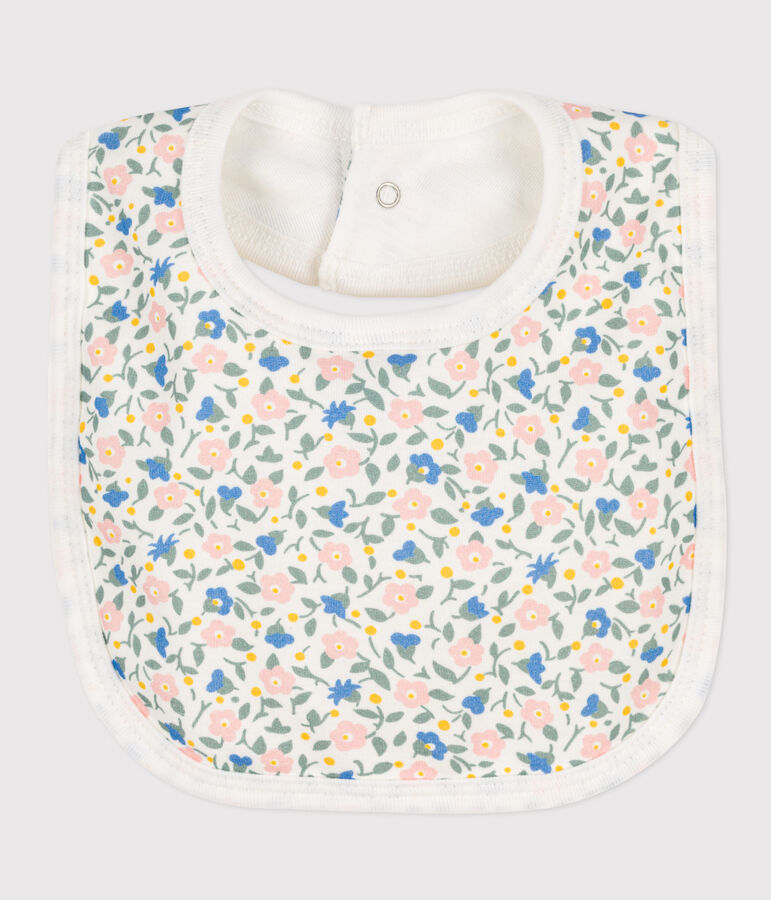 Cotton Floral Bib white/multicolor