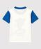 Unisex Children's Short-Sleeved T-Shirt white/blue