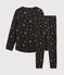 Girls' Ribbed Pyjamas CAPECOD grey/OR yellow
