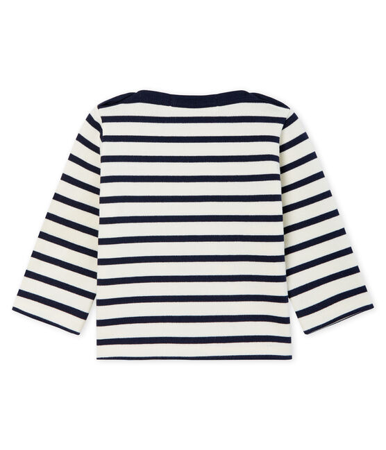 Unisex Baby's Iconic Sailor Top COQUILLE beige/SMOKING blue