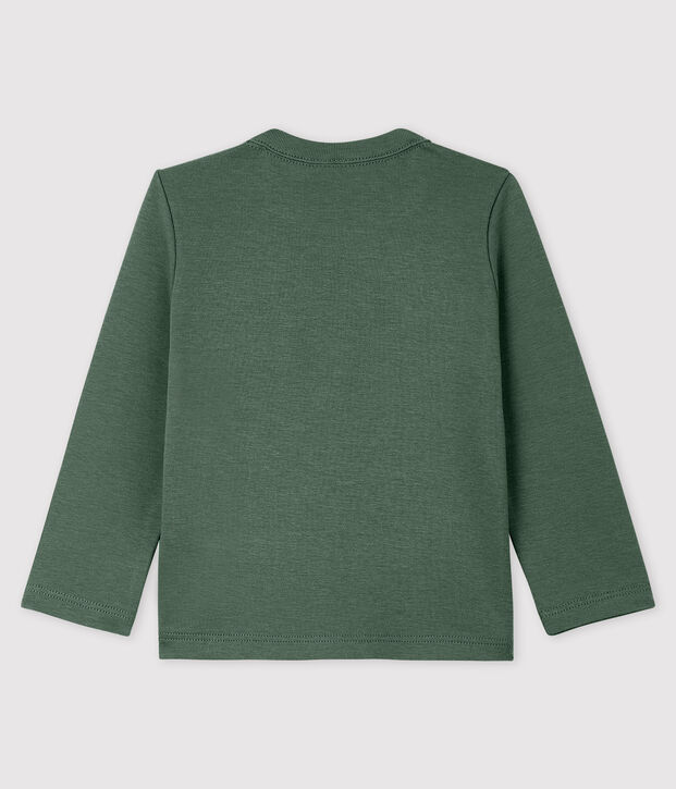 Baby Boys' Long-Sleeved Cotton T-Shirt green