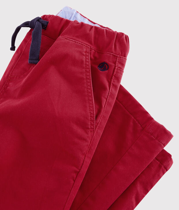 Boys' Warm Trousers red