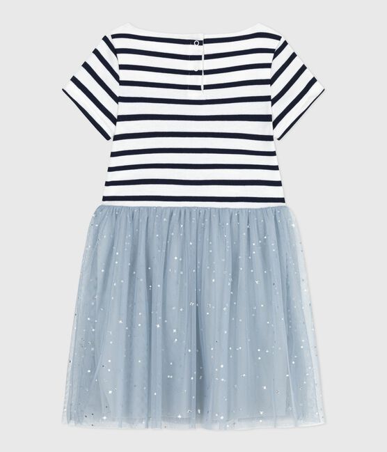 Children's short-sleeved stripy cotton dress CO2 /MULTICO