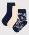 Babies' Floral Cotton Socks - 3-Pack variante 1