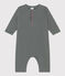 Babies' Quilted Tube Knit Jumpsuit THUYA green