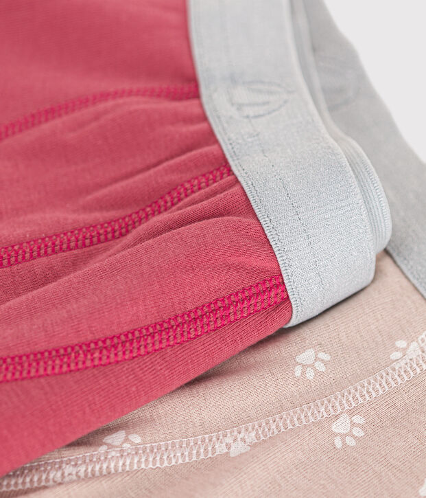 Boys' cotton boxer shorts - 2-Pack multicolor