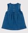 Babies' Eco-Friendly Denim Dress BLEU DELAVE blue