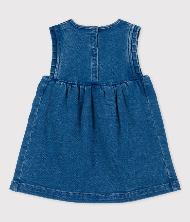 Babies' Eco-Friendly Denim Dress blue