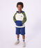 Children's cotton hoodie MILK /MULTICO