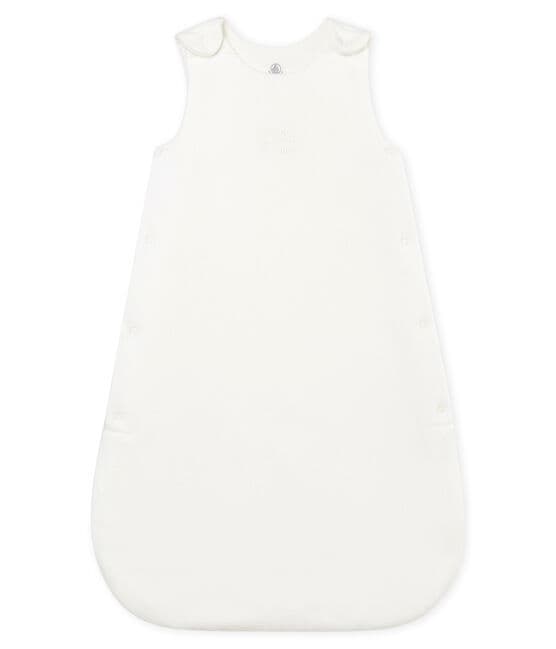 Unisex baby sleeping bag MARSHMALLOW white