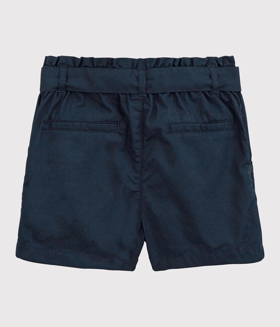 Girls' Cotton Serge Shorts SMOKING blue