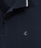 Men's short-sleeved polo shirt SMOKING blue