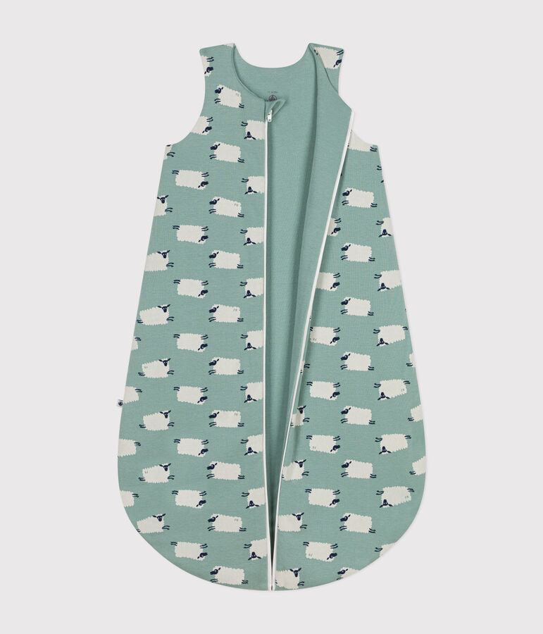 Babies 2.5 TOG cotton sleeping bag green/multicolor