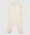Babies' Organic Cotton Sleepsuit MONTELIMAR CHINE beige