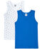 Set of 2 boys' tank tops LOT white