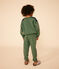 Boys' fleece sweatshirt CROCO green