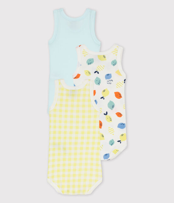 Babies' Lemon Sleeveless Bodysuit - 3-Pack variante 1
