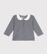 Babies' cotton blouse with a collar
