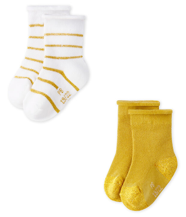 Baby Girls' Light Socks - 2-Piece Set multicolor