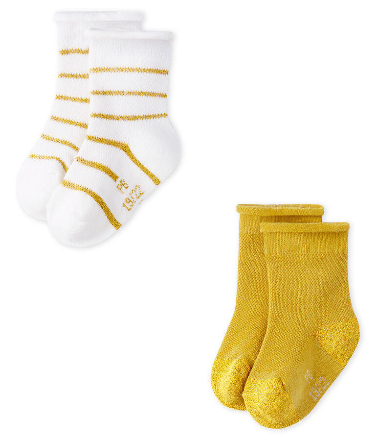 Baby Girls' Light Socks - 2-Piece Set multicolor