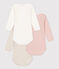 Babies' Long-Sleeved Cotton Bodysuits - 3-Pack variante 1