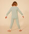 Children's Plain Cotton Pyjamas HERBIER green
