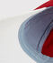 Boys' Fleece Cap TERKUIT red/MARSHMALLOW white